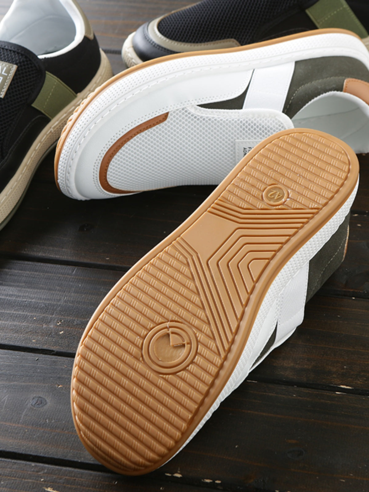 Spring and summer men's lazy shoes mesh non-slip flat shoes men's sneakers-7