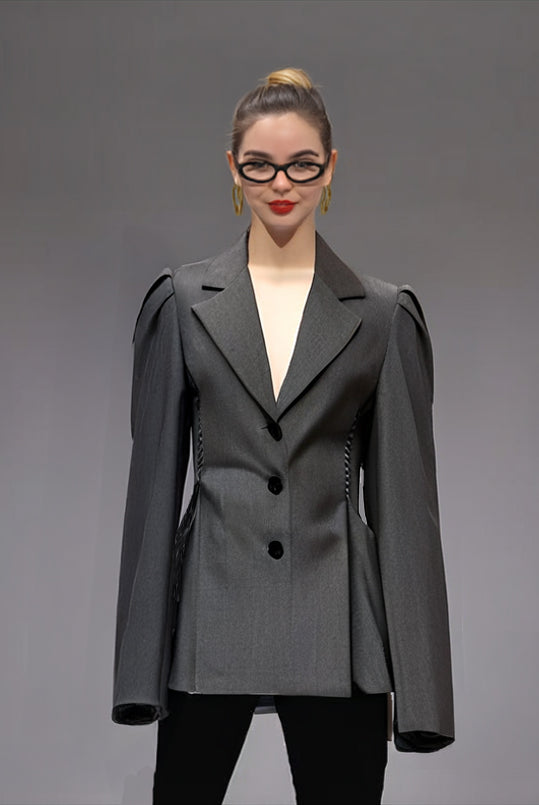 Trending_Silhouette_Grey_Suit_Blazer_Top