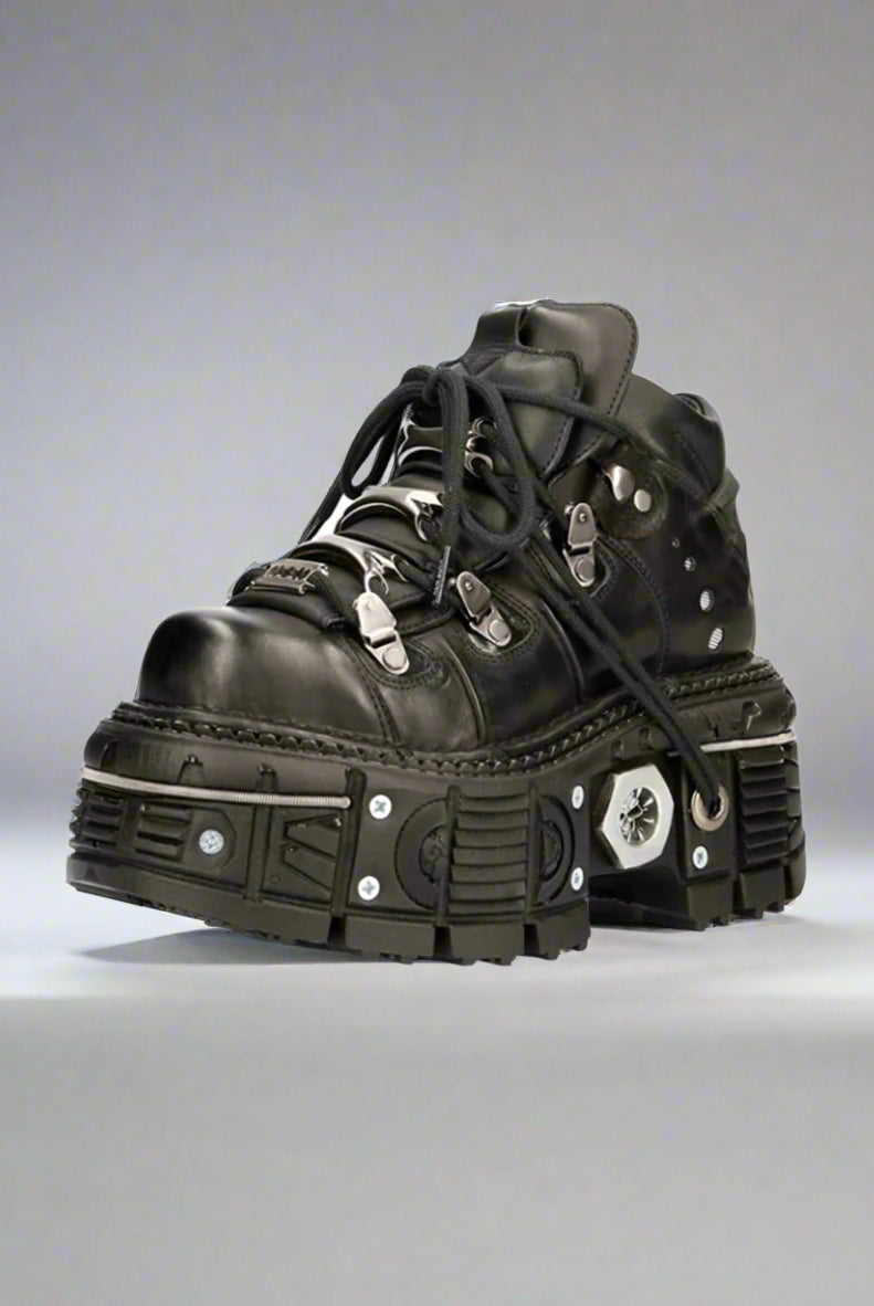 Trendy_metal_trim_women_motorcycle_punk_biker_sneaker-2