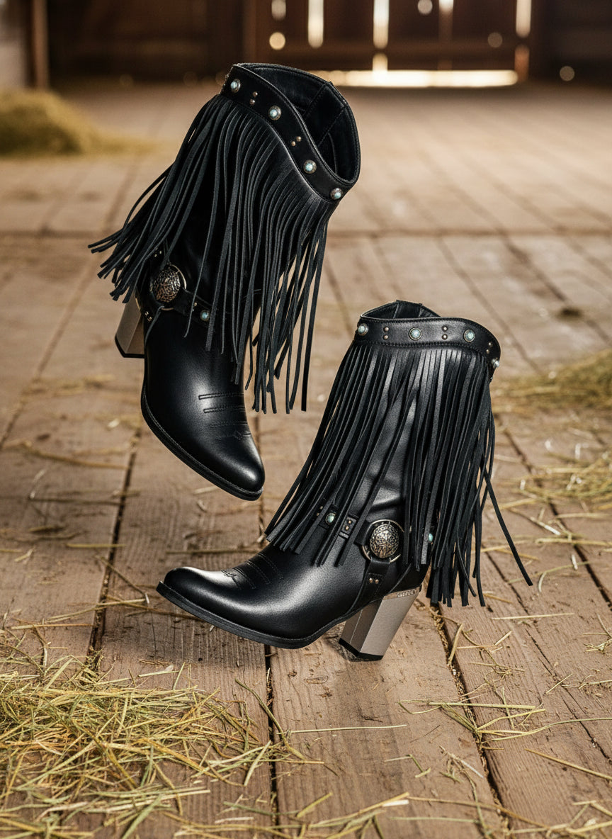 Western_Tassel_Cowgirl_Black_Boots