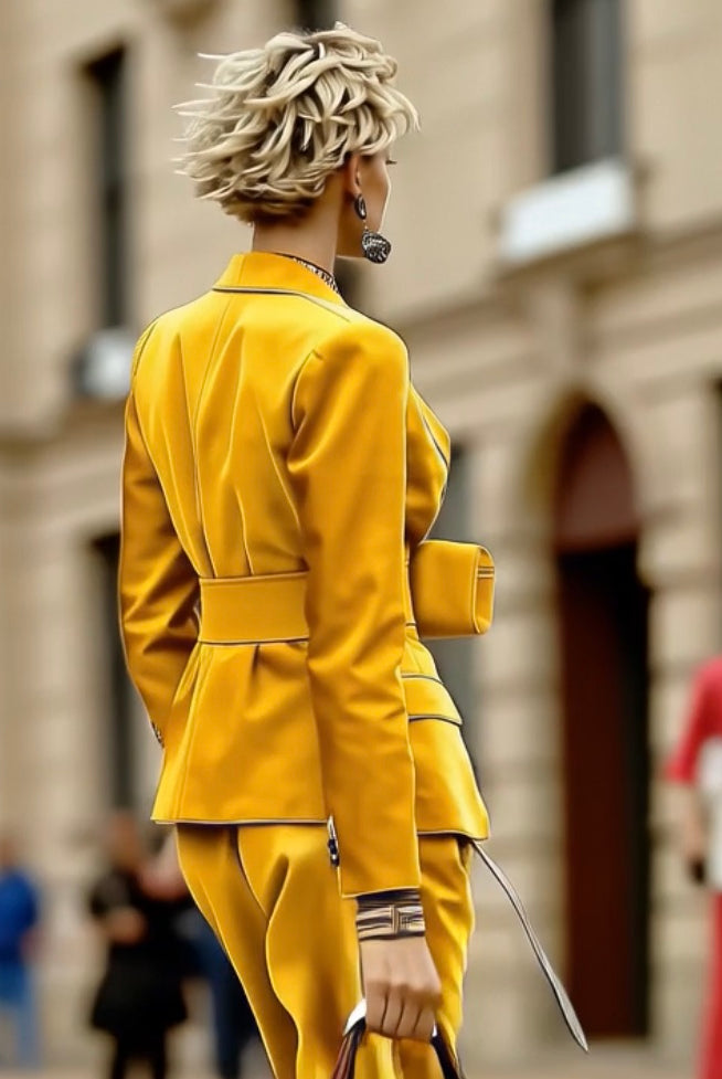 Yellow_Blazer_and_loose_Thin_Satin_Pant_Sets_Ashore-1