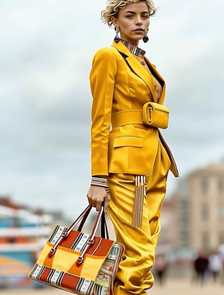 Yellow_Blazer_and_loose_Thin_Satin_Pant_Sets_Ashore-4