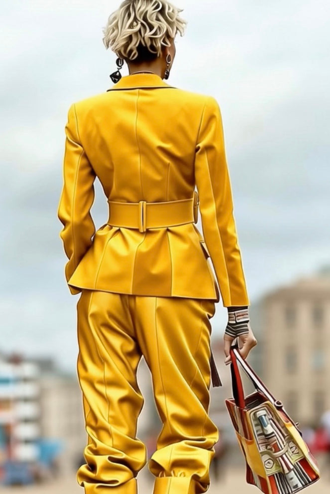 Yellow_Blazer_and_loose_Thin_Satin_Pant_Sets_Ashore-5