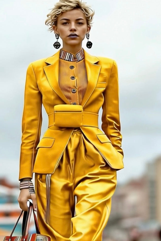Yellow_Blazer_and_loose_Thin_Satin_Pant_Sets_Ashore-7
