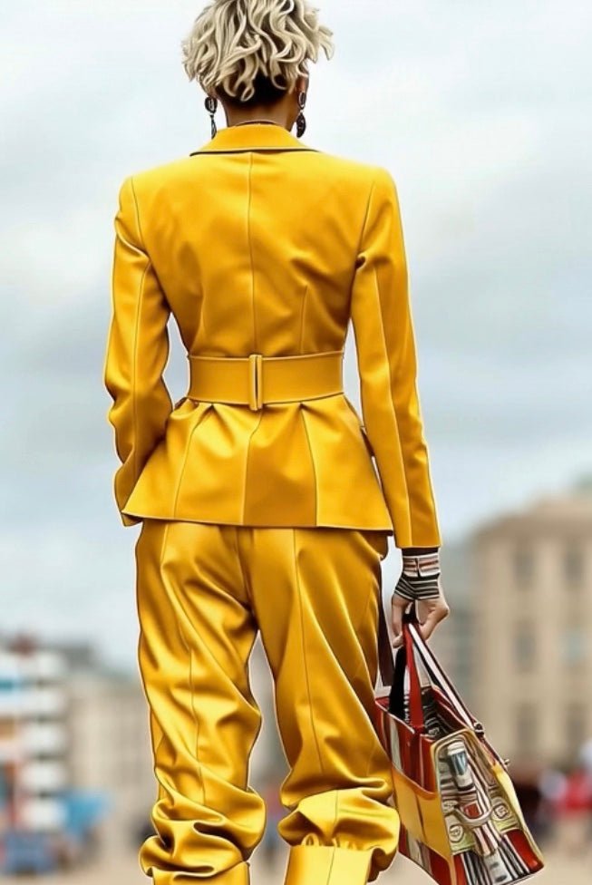 Yellow_Blazer_and_loose_Thin_Satin_Pant_Sets_Ashore-8