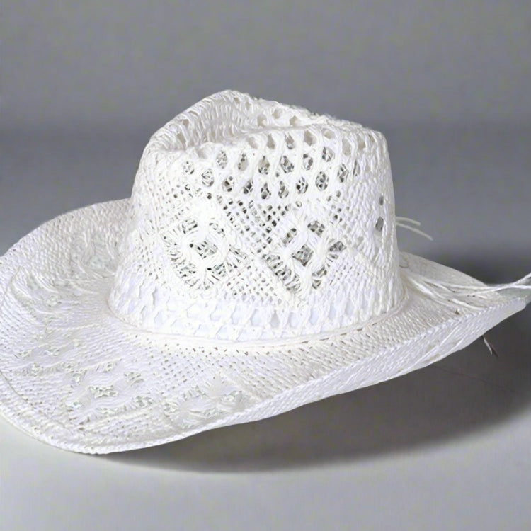 Ashore Western Cowboy Handmade Cowboy Hats Summer Straw hats