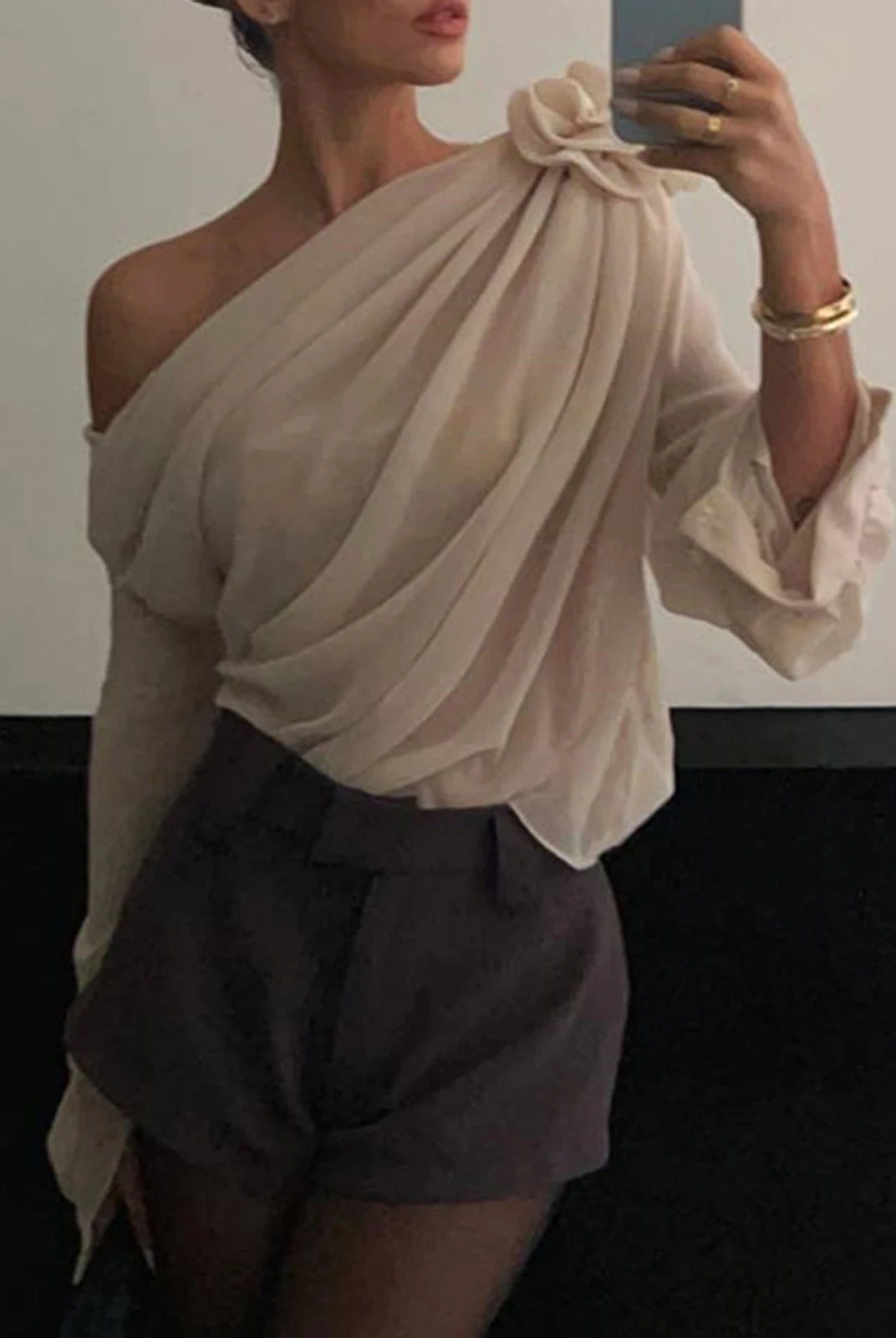 -ashoreshop-womens-spring-tops-Women-s-Chiffon-Blouse-Loose-Fitting-One-Shoulder-Slash-Neck-3D-Flower-tops-1-6