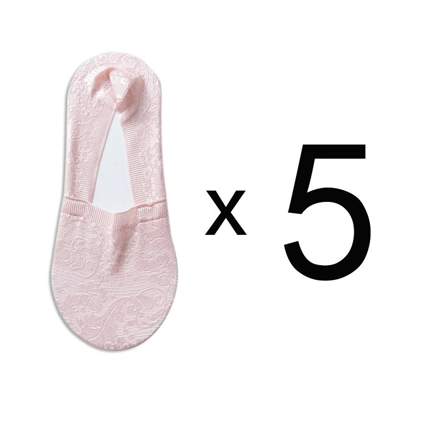 5 Pair Sets Women Comfortable Sneaker Socks