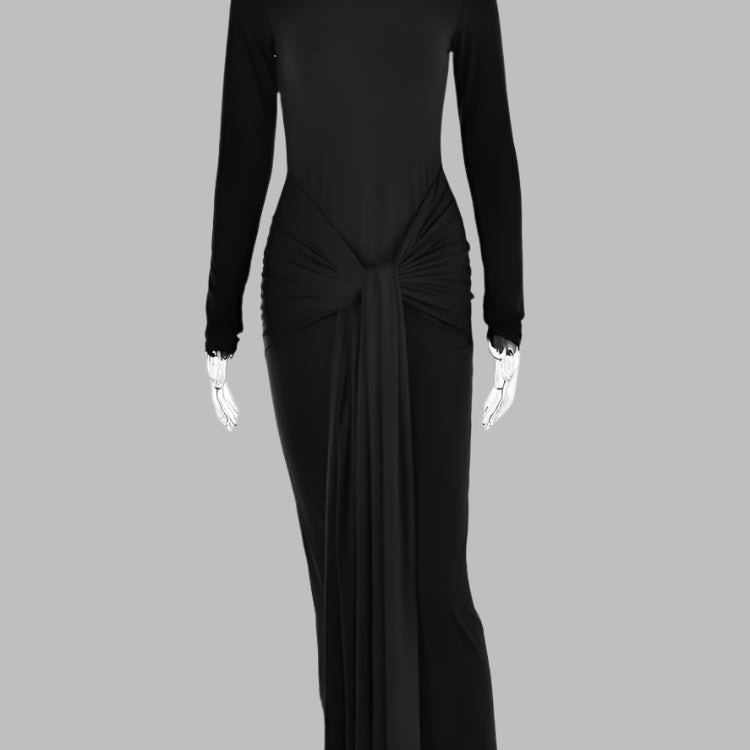 ASHORE Womens Trendy Loose Modern Long Coat and Maxi Dress Outfit Sets