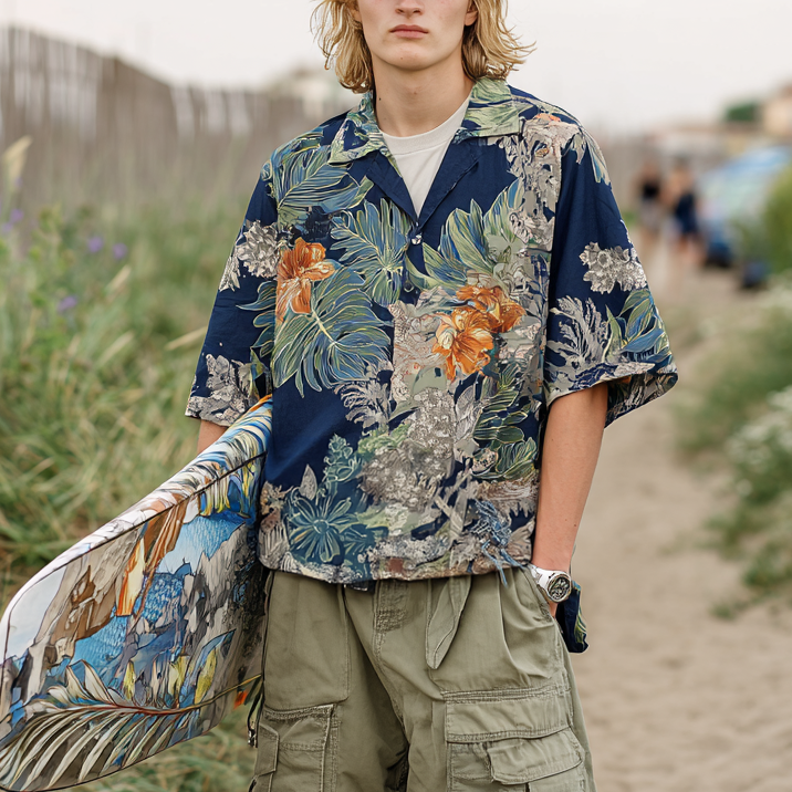ASHORE®️ Tropical Series Modern Hawaii Shirts