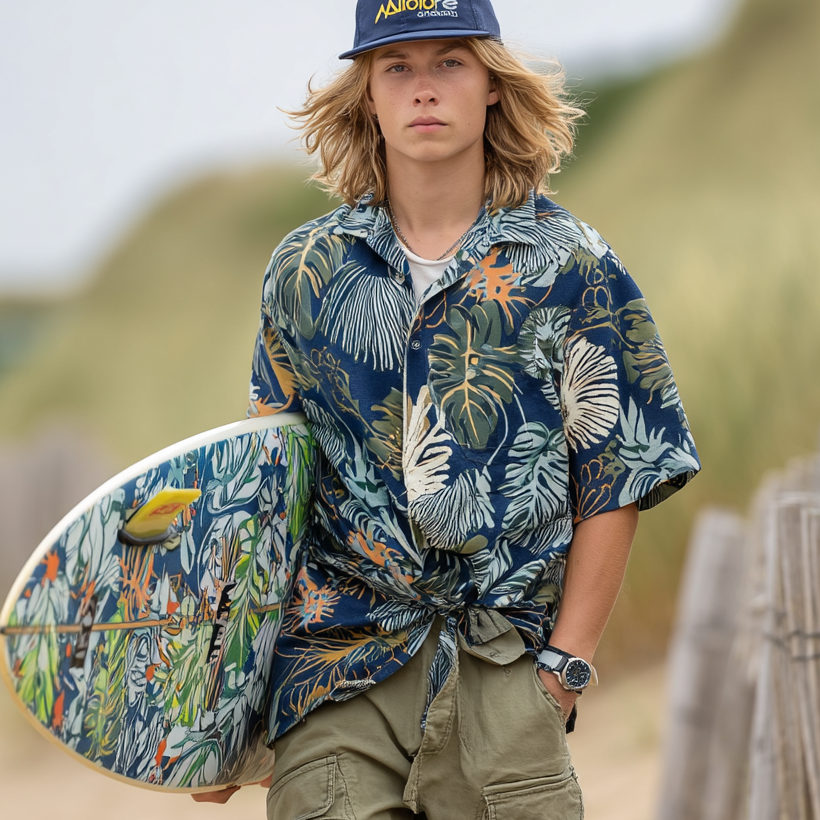 ASHORE®️ Tropical Series Modern Hawaii Shirts
