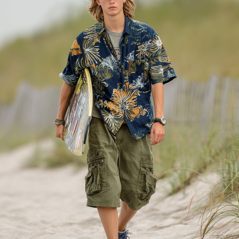 ASHORE®️ Tropical Series Modern Hawaii Shirts