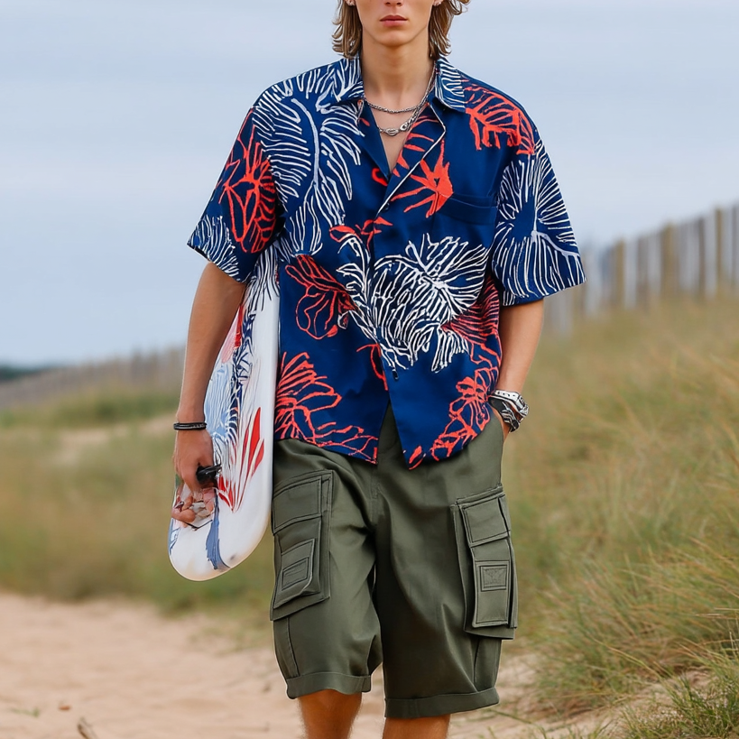 ASHORE®️ Tropical Series Modern Hawaii Shirts