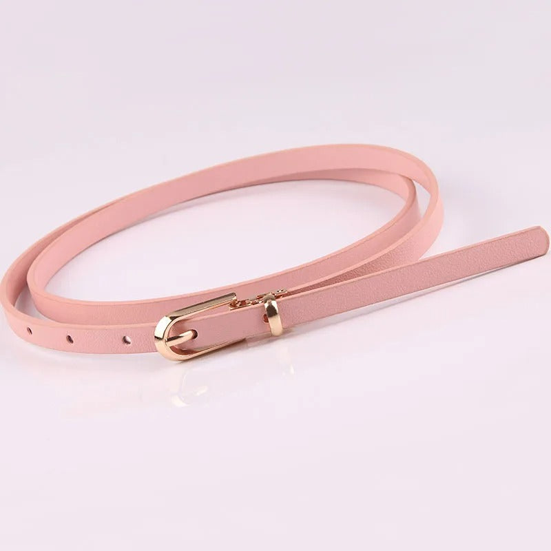 Women's Multiple Colors Thin Belts