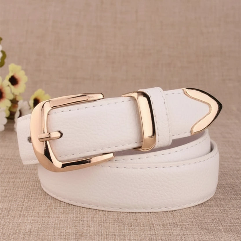 Ashore shop Classic Metal Buckle Leather Belts