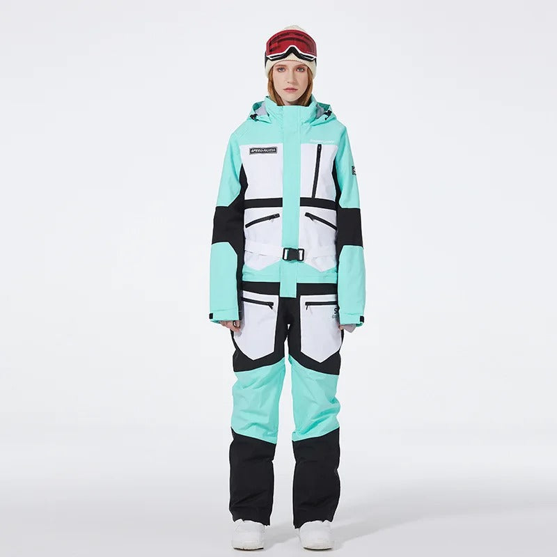 Winter Clothes Women Men Ski Suit One Pieces Snowboard Wear Waterproof Ski Jumpsuit