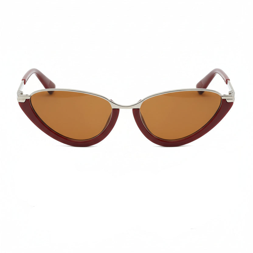 Cat Eye Leopard Brown Hot Sun Glasses Female Retro Colorful Shade Eyeglass