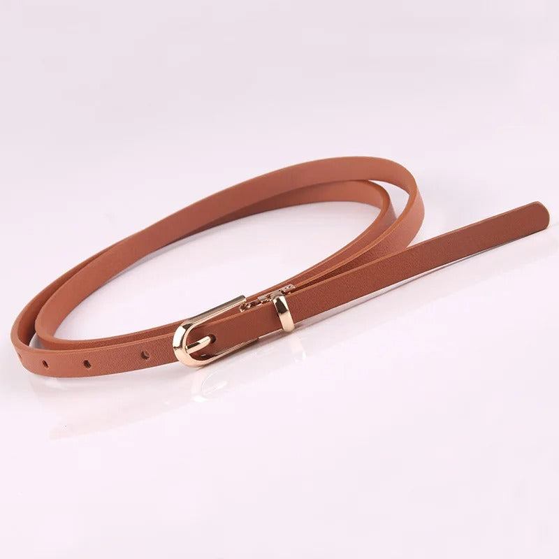 Women's Multiple Colors Thin Belts