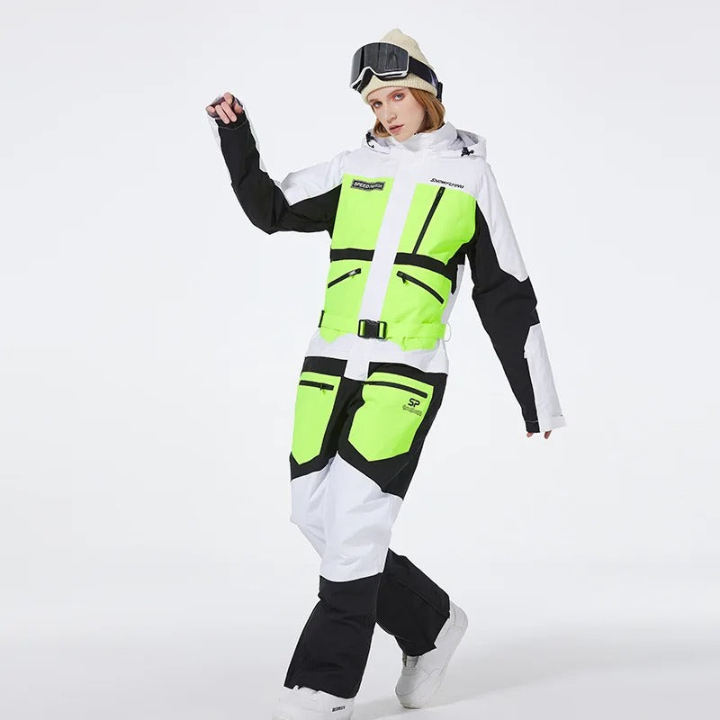 Winter Clothes Women Men Ski Suit One Pieces Snowboard Wear Waterproof Ski Jumpsuit
