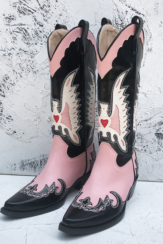 2022 New Cowgirl Boots pointed toe embroideryCowboy Boots for women