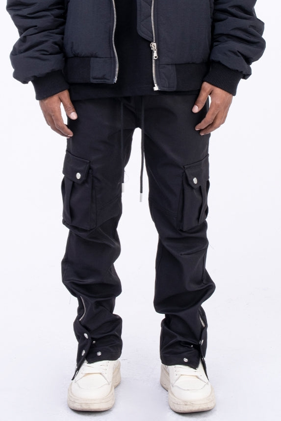 ASHORE SHOP Mens Pant Micro Trumpet Zipper casual Pants for Men and Women