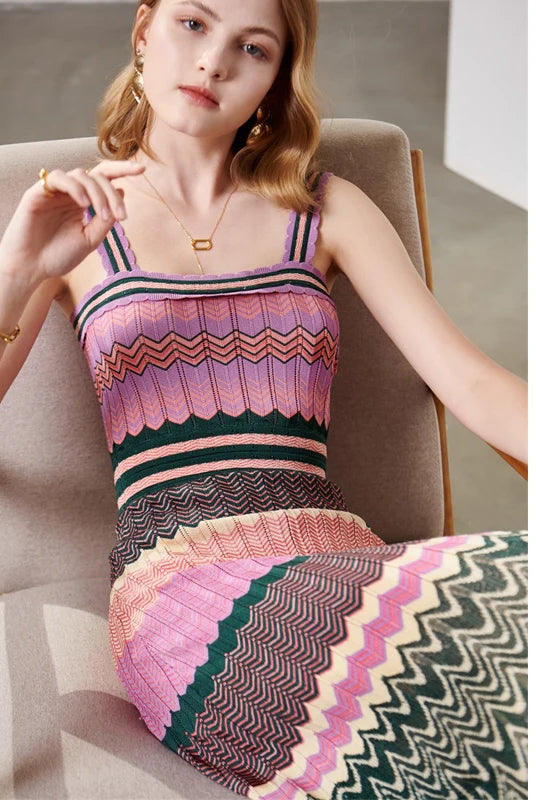 2024_Ashore_Boutique_Lt_Luxury_Silk_Filament_Knitted_Dress_New_Women04