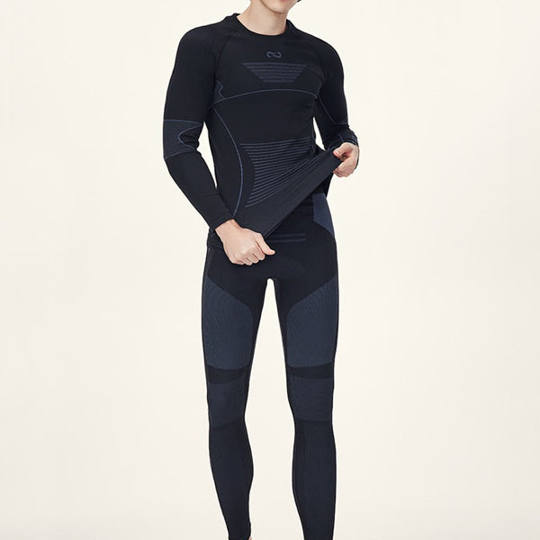 Men Women Ski Thermal Underwear Sets Sports Quick Dry Tracksuit