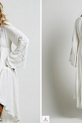 ASHORESHOP Long Beach Dresses Women Tunic Vintage Floral Embroidered Cotton Long Dress vestidos Casual Hippie Boho Asymmetric robe