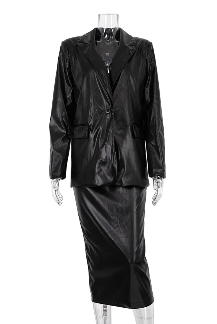 Ashore-Shop-Black-Pu-Leather-Skirt-Sets-For-Women-2-Pieces-Elegant-Long-Sleeve-Blazers-With_Skirt-3