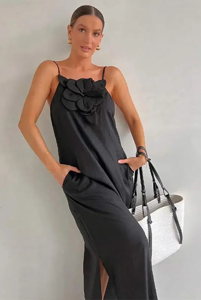 Ashore_shop_Womens_Cocktails_Party_Dresses_Summer_3d_Flower_Red_Midi_Dress-1