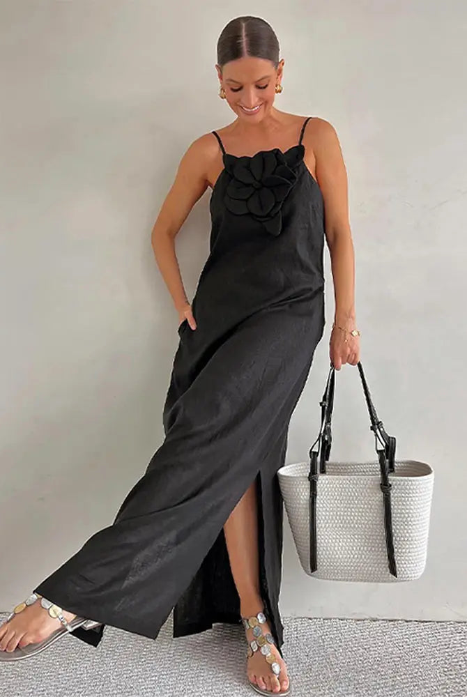 Ashore_shop_Womens_Cocktails_Party_Dresses_Summer_3d_Flower_Red_Midi_Dress-7