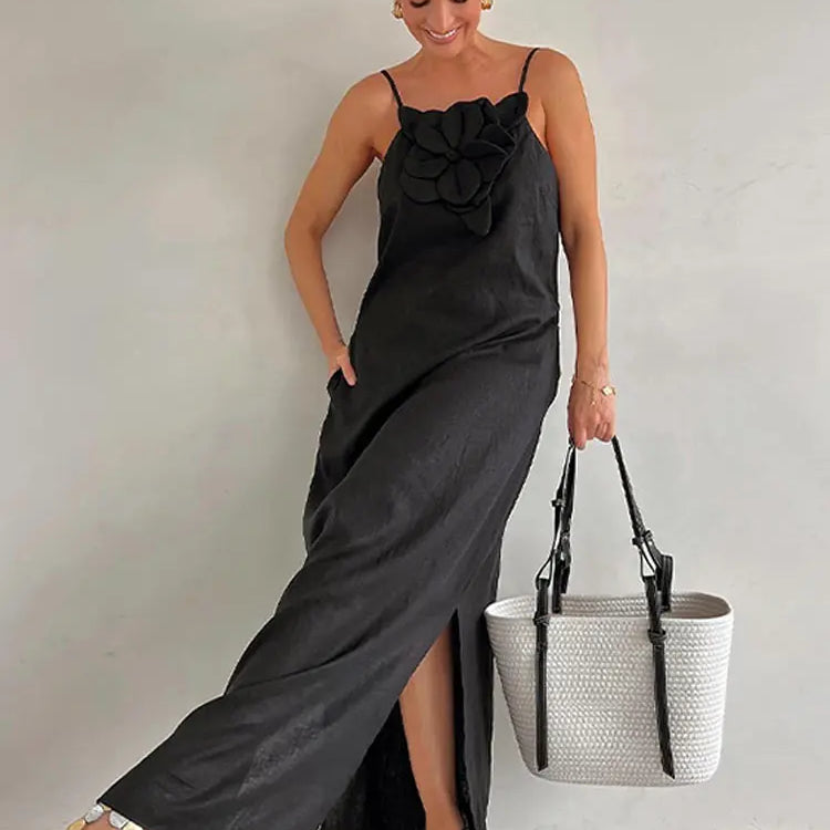 Ashore_shop_Womens_Cocktails_Party_Dresses_Summer_3d_Flower_Red_Midi_Dress-7