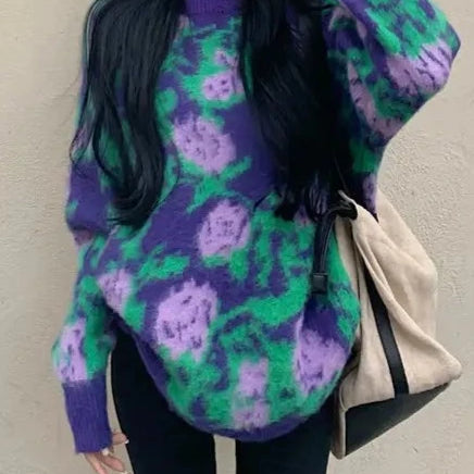 Ashoreshop-Sweater-Women-Loose-Autumn-Winter-Vintage-LOOSE-O-Neck-Full-Mohair-Fashion-Girls-Sweater-Kint-Oversized