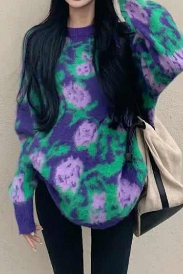 Ashoreshop-Sweater-Women-Loose-Autumn-Winter-Vintage-LOOSE-O-Neck-Full-Mohair-Fashion-Girls-Sweater-Kint-Oversized