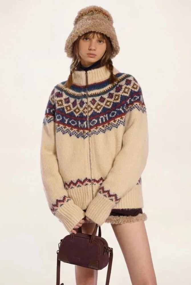 Ashoreshop-Vintage-Zipper-Women-Cardigan-Fair-Isle-Sweater-Half-High-Collar-Long-Sleeve-Knitwear-1-5