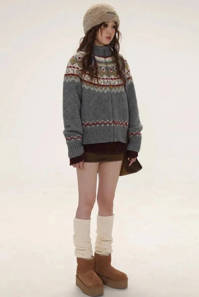 Ashoreshop-Vintage-Zipper-Women-Cardigan-Fair-Isle-Sweater-Half-High-Collar-Long-Sleeve-Knitwear-1-7