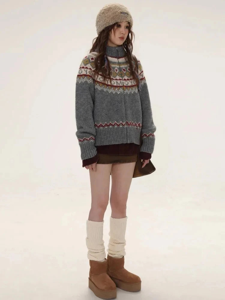 Ashoreshop-Vintage-Zipper-Women-Cardigan-Fair-Isle-Sweater-Half-High-Collar-Long-Sleeve-Knitwear-1-7