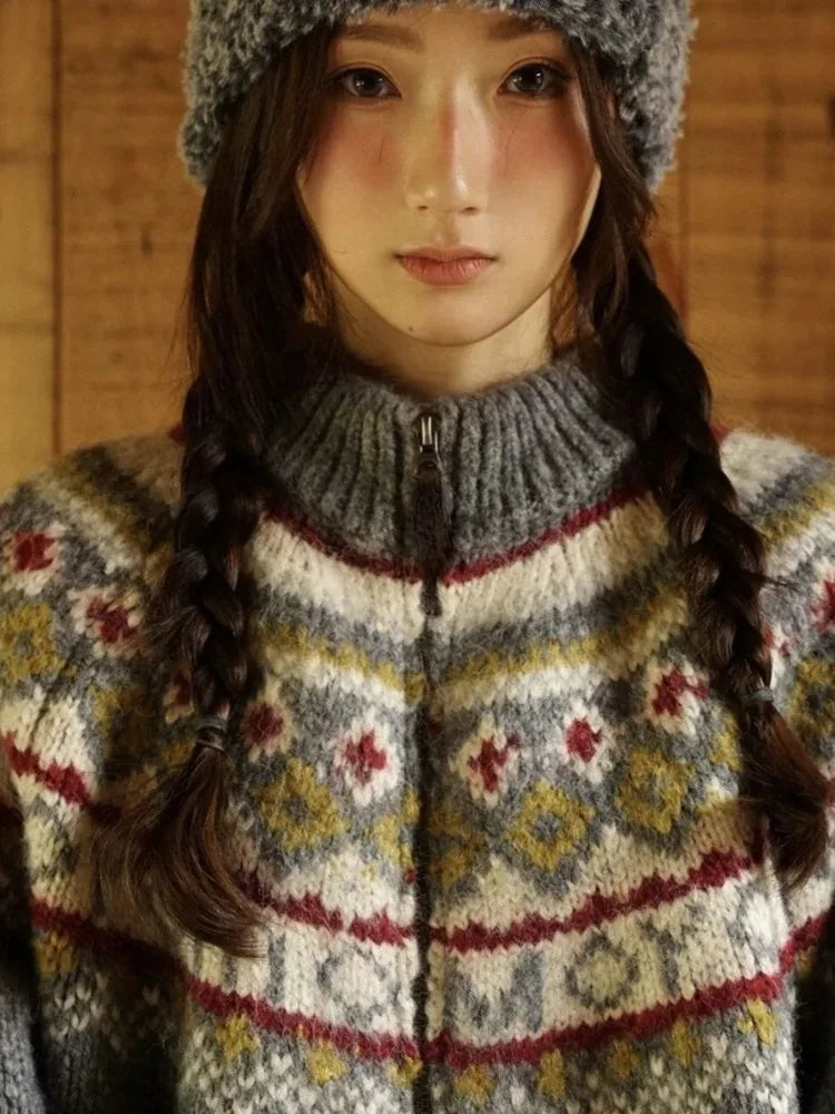 Ashoreshop-Vintage-Zipper-Women-Cardigan-Fair-Isle-Sweater-Half-High-Collar-Long-Sleeve-Knitwear-1-8