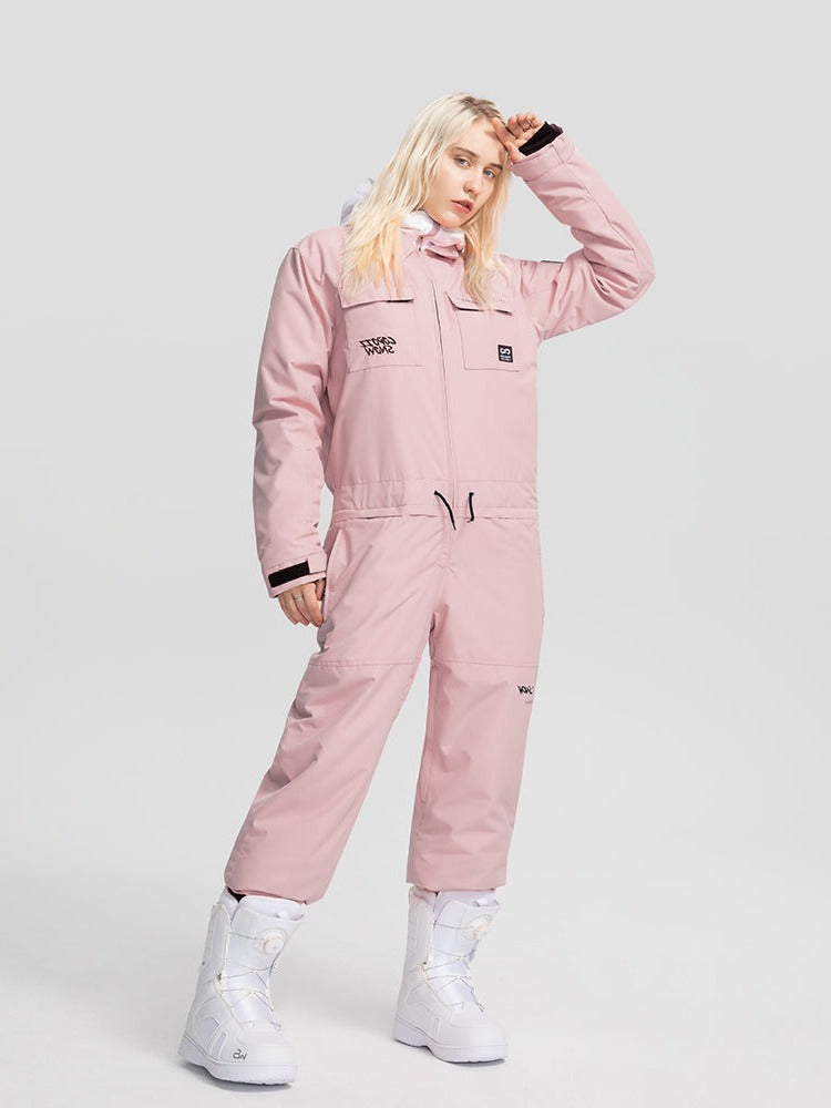 Ashore Ski Shop Winter Ski Suit Men Women Windproof Waterproof Warm Ski Overalls