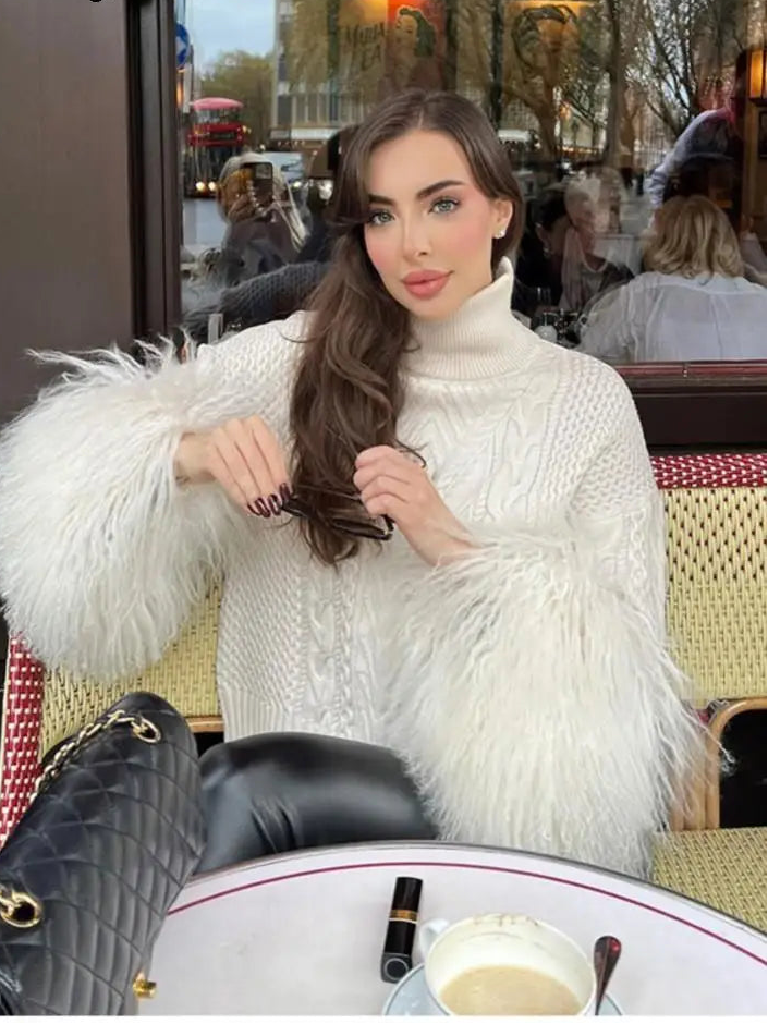 Ashoreshop-Women-Loose-Turtleneck-Plush-Tassel-Sweater-Female-Elegant-Long-Sleeve-Wool-Pullover-Top