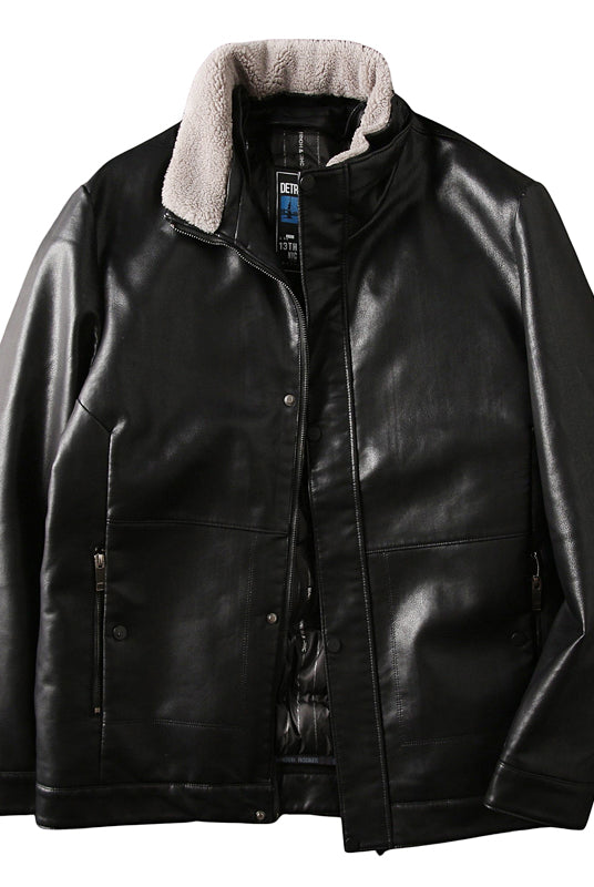 Ashoreshop-mens-down-leather-coat-mens-motorcycle-jackets-winter-down-coat