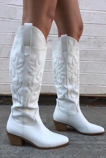White Cowgirl Boots Ashore Western Shop Cowboy Cowgirls Embroidery Western Boots