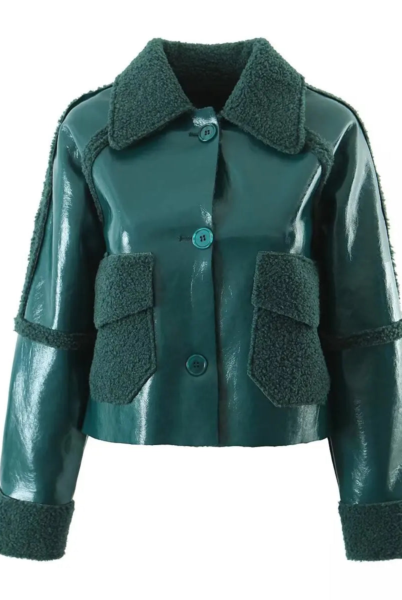 Ashoreshop-womens-leather-jackets-Shiny-short-leather-coats1