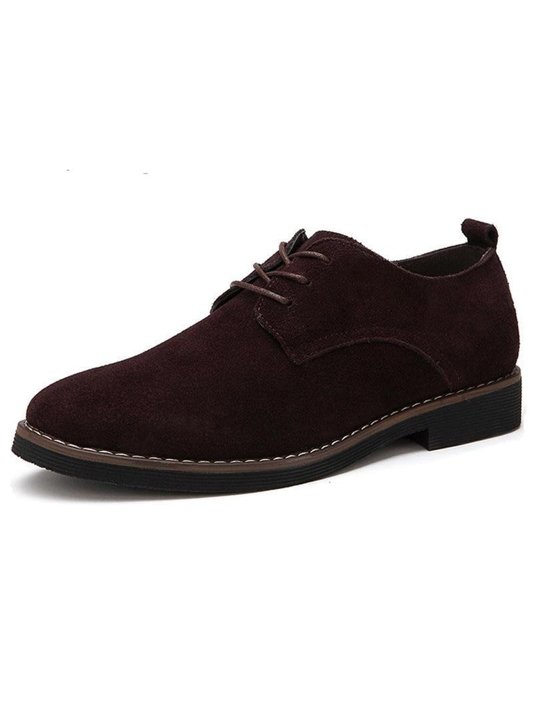 Plus Size 38-48 Oxford Men Shoes PU Suede Leather Spring Autumn