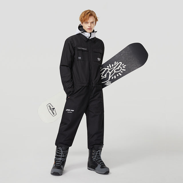 Ashore Ski Shop Winter Ski Suit Men Women Windproof Waterproof Warm Ski Overalls