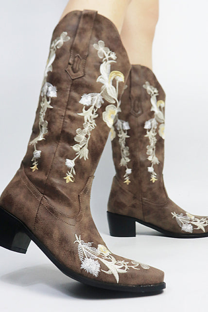 Cowgirls-Cowboy-Ashoreshop-Women-Western-Boots-Heart-Floral-Mid-Calf-Stacked-Heeled-Platform-Embroidery-Shoes-Ridding-Boots