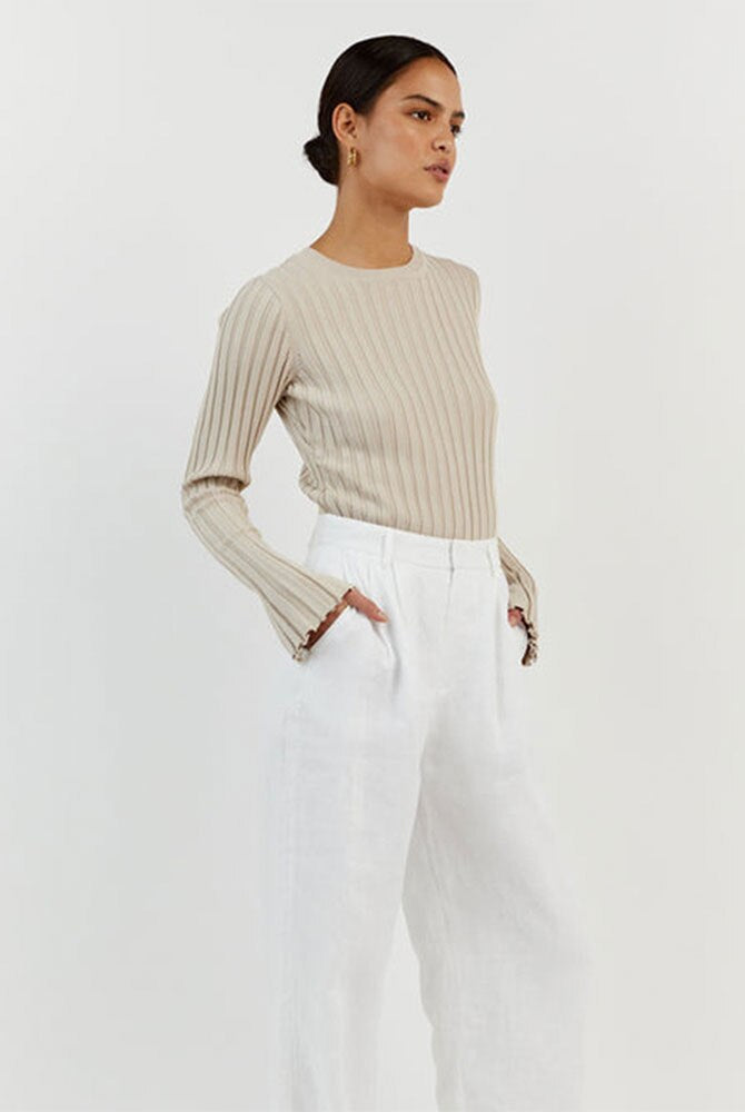 Ashore Shop Womens Long Sleeve Slim Sweater