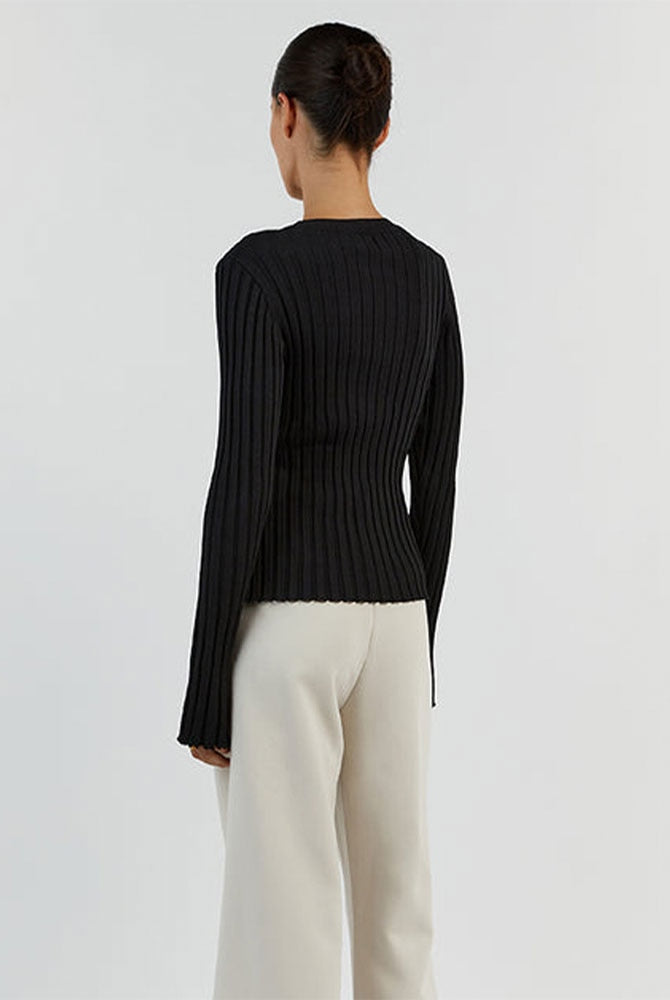 Ashore Shop Womens Long Sleeve Slim Sweater