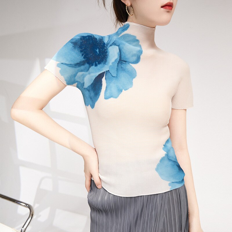 Ashore Shop 2023 Spring Summer One Size Fit All Ripple Stretch Top Tee