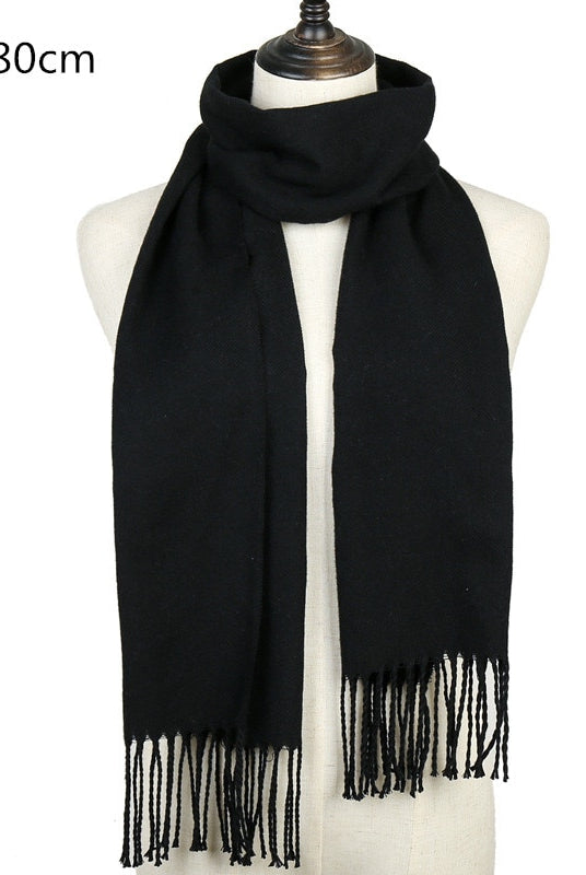 Wholesale Price Luxury Cashmere Blended Bright Colorful Women Blanket Scarf Winter